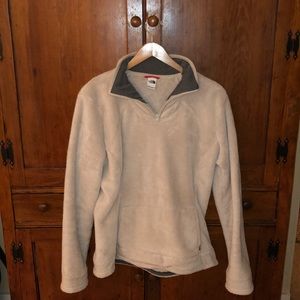 North Face  fleece pullover jacket large